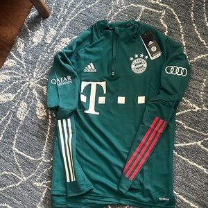 Adidas Teal Bayern Munich Long Sleeve Jersey